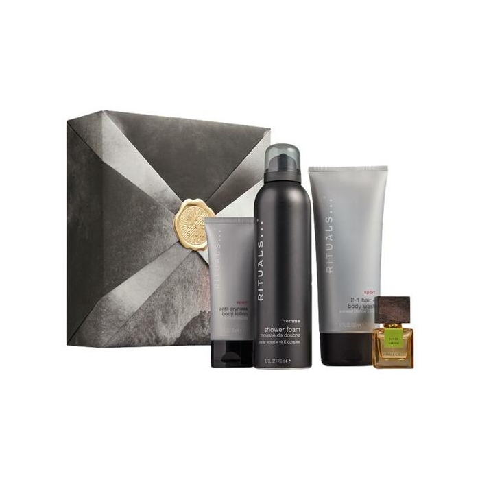Homme - Medium Gift Set = Travel - L'Essentiel Eau de Parfum 15 ml + Shower Foam 200 ml + 2-in-1 Shampoo & Body Wash 200 ml + Body Lotion 70 ml