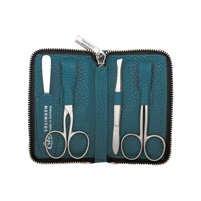 Inox Reißverschluß-Etui Petrol