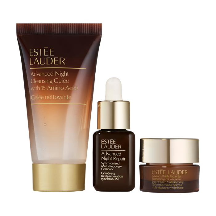Advanced Night Repair Starter Set = Adv. Night Micro Cleans. Foam 30 ml + ANR 7 ml + ANR Supercharged Gel-Creme 5 ml