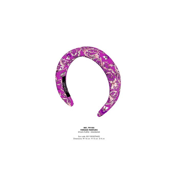 VERSACE DYLAN PURPLE HAARREIF - gratis für Dich!