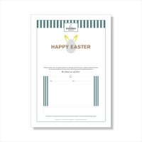 HAPPY EASTER - Geschenkgutschein