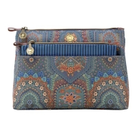 Caryn Cosmetic Bags Combi Jabali Blue 26x7.5x18cm/22x1x13cm