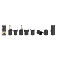 Joy Make-Up Pinselset = Pinselbox + Foundationpinsel + Eyeliner + Applikator + Augenbrauenpinsel