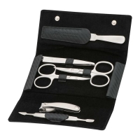 Druckknopf-Etui Carbon, rostfrei