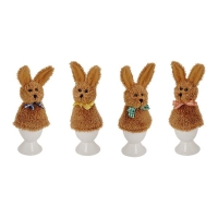 Eierwärmer Hase aus Plüsch