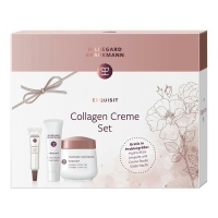 Exquisit Geschenk Set = Exquisit Collagen Creme Tag 50 ml + Professional Plus Crème Rosée Vitale 15 ml + Exquisit Hydro Aktiv Ampullen 5 ml