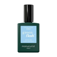 Green Flash Nail Color Bubble