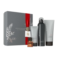 Homme Medium Gift Set 2024 = Body Lotion 70 ml + Shampoo & Body Wash 200 ml + Eau de Parfum 15 ml +  Shower Foam 200 ml