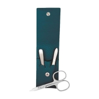 Inox Druckknopf-Etui Petrol