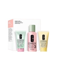 Mini Step Skin 3 Kits 3 = All About Clean Liquid Facial Soap 30 ml + Clarifying Lotion 3 Twice a Day Exf. 60 ml + Dram.Diff.Moisturizing Lotion 30 ml