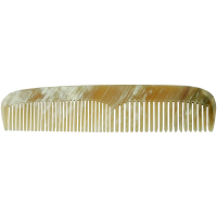 Taschenkamm, Irish Horn, grob/fein, 15x3 cm