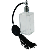 Klarglas-Flasche, eckig, Ballpumpe