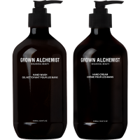 Amber Glass Bottle Hand Care Kit = Hand Wash 380 ml + Hand Cream 380 ml