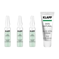 Skin Natural Power Set = 3 x Power Concentrate 2 ml + Aloe Vera Cream 3 ml