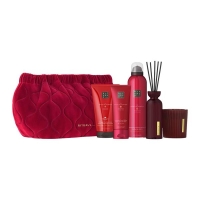 The Ritual of Ayurveda Large Gift Set 2025=Candle 140g,Hand Balm 70 ml,Foaming Shower Gel 200 ml, Body Cream 150ml,Mini Fragrance Sticks 70ml