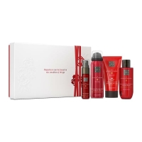 The Ritual of Ayurveda Small Gift Set 2025=Shower Oil 75ml, Foaming Shower Gel 50ml, Hair &#38; Body Mist 20ml, Body Cream 70ml