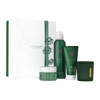 The Ritual of Jing Medium Gift Set 2025=Scented Candle 140g,Foaming Shower Gel 200 ml,Body Cream 100ml,Body Scrub 125g