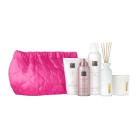 The Ritual of Sakura Large Gift Set 2025=Scented Candle 140g,Foaming Shower Gel 200 ml, Body Cream 150ml,Body Lotion Mousse 150 ml,Mini Fragrance Stic