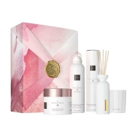 The Ritual of Sakura - Large Gift Set = Foaming Shower Gel 200 ml + Mini Fragrance Sticks 70 ml + Scented Candle 140 g + Body Cream 200 ml