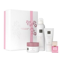 The Ritual of Sakura Medium Gift Set 2025=Body Cream 100ml, Body Scrub 125g, Foaming Shower Gel  200 ml, Travel - Rêve de Hanami 15ml