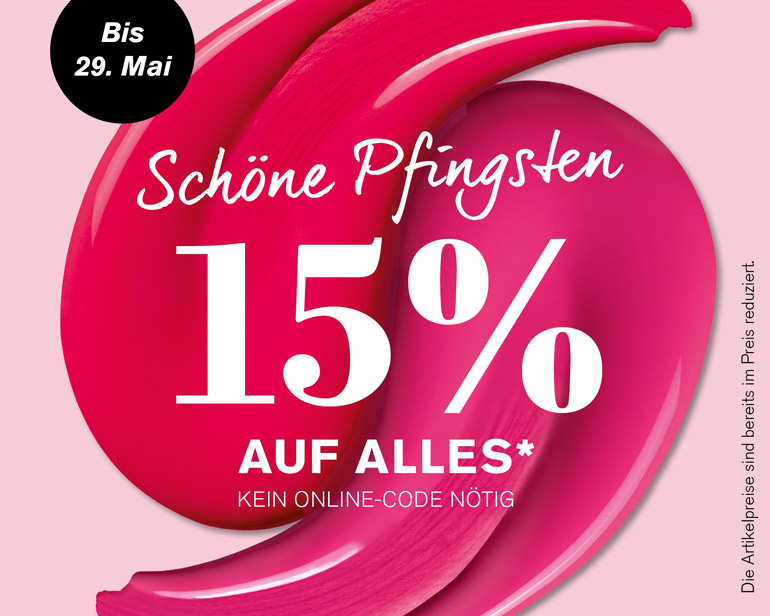 15% Rabatt