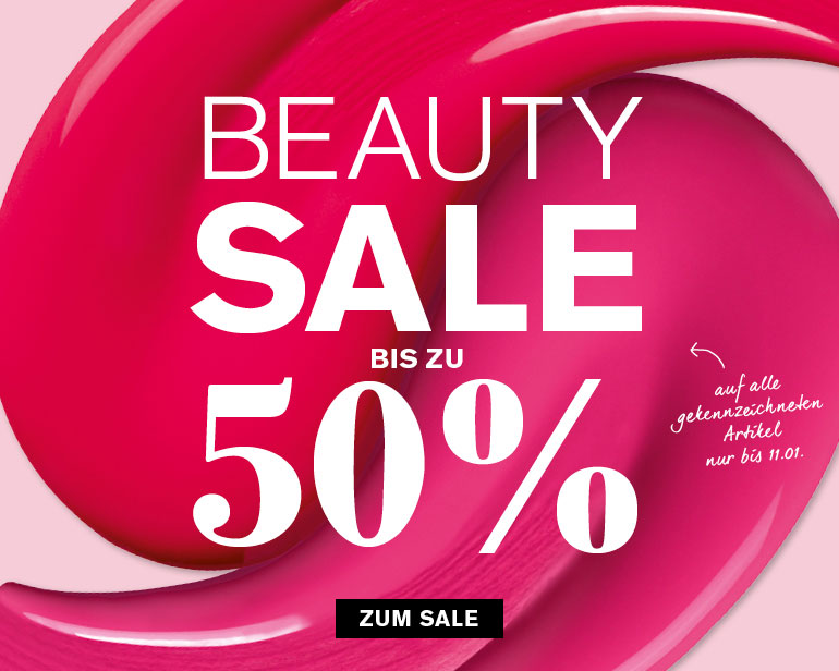 BEAUTY SALE bis zu 50 %  | Dezember | 26.12. bis 11.01.26
