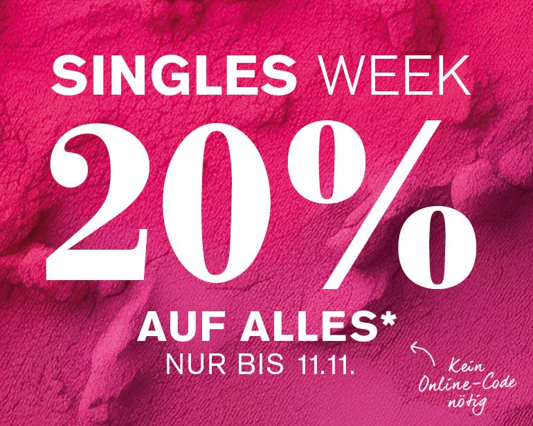 SinglesWeek | Oktober | 30.10. bis 11.11.25