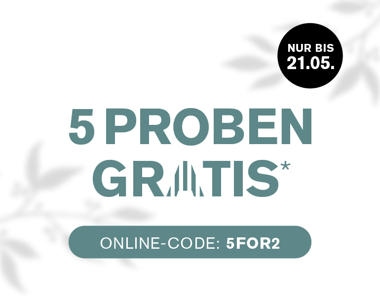 Mai | 5 Gratisproben | 16.05. bis 21.05.26 | Banner Homepage
