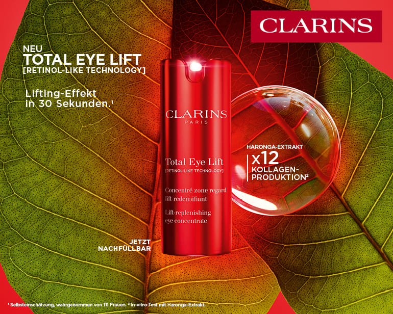 Startseitenbanner Clarins 03.-16.09.2025