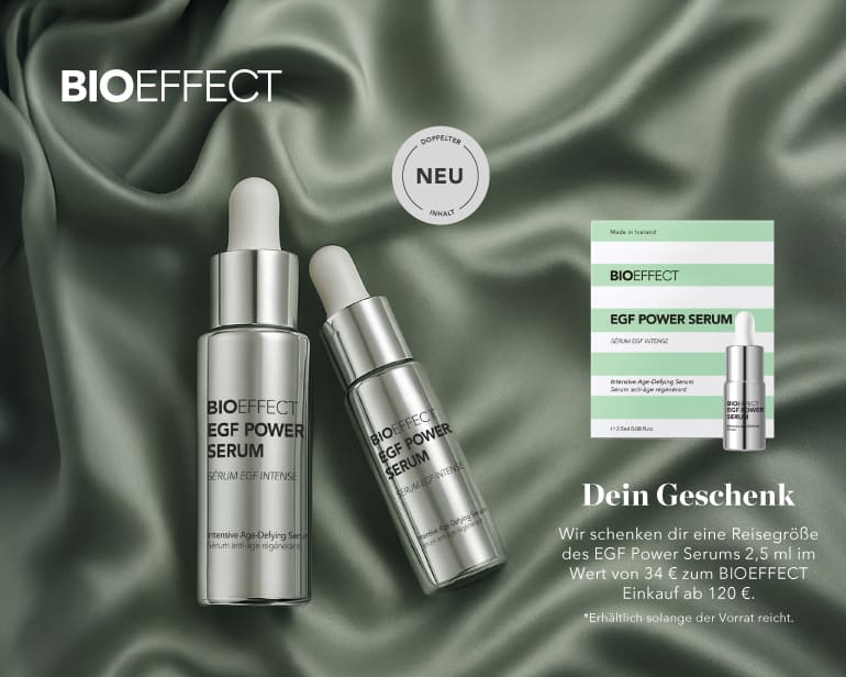 Startseitenbanner Bioeffect 02.-15.09.2025