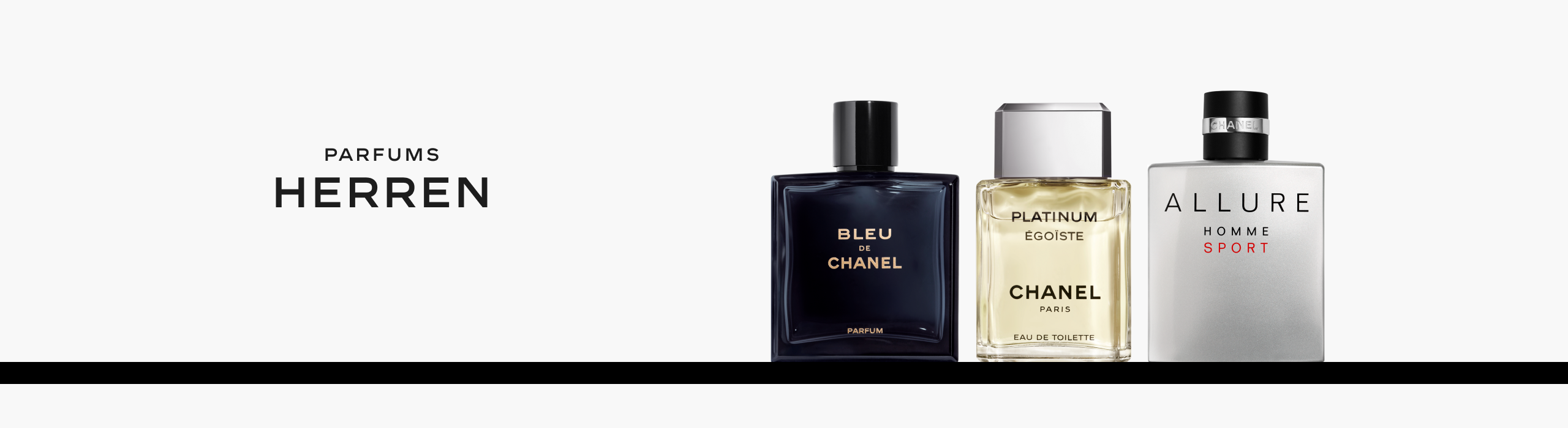 Chanel Herrendüfte - Bleu Chanel, Allure Homme Sport, Platinum